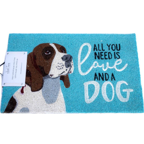 שטיח כניסה לבית- ALL YOU NEED IS LOVE AND DOG