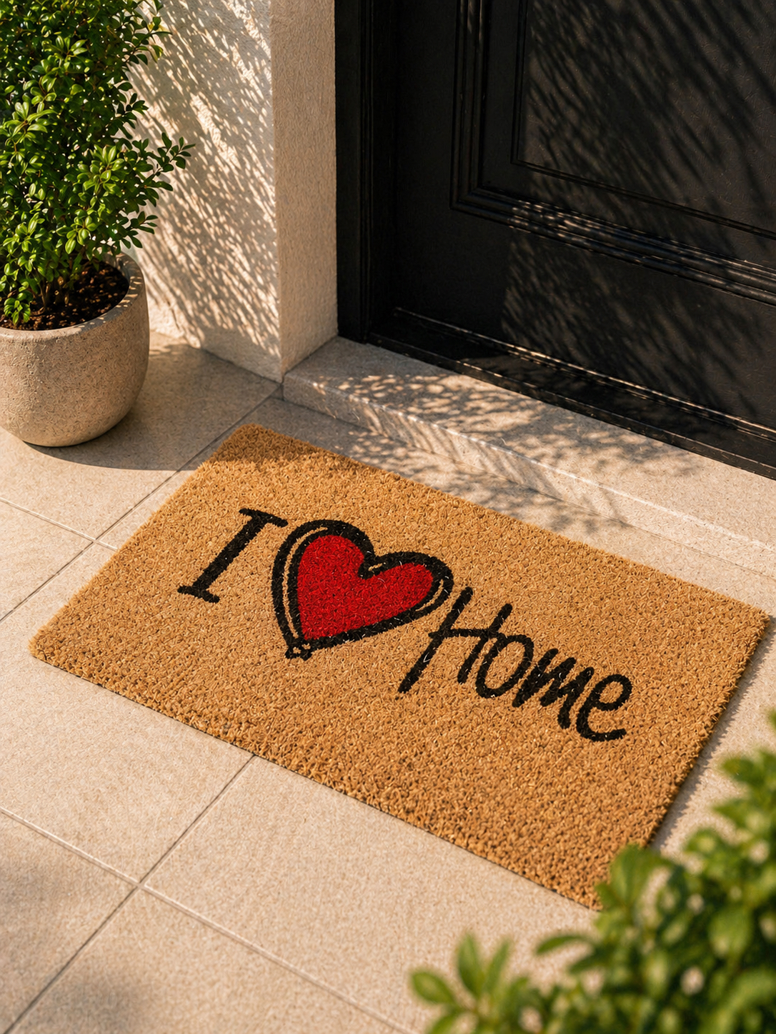 שטיח כניסה לבית I love home