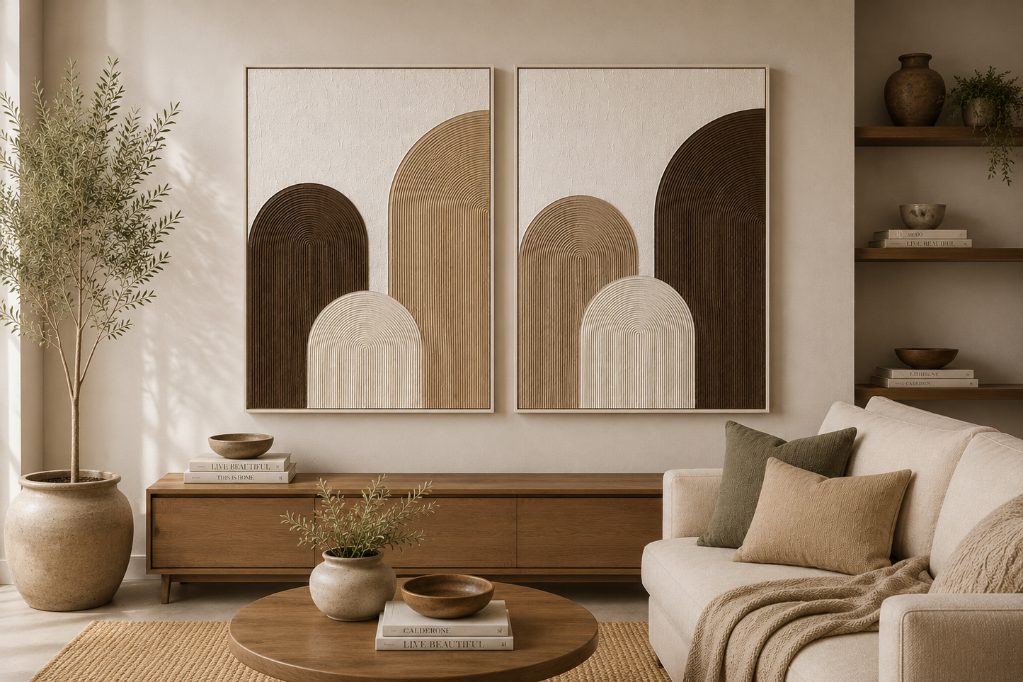 תמונות קנבס arches brown