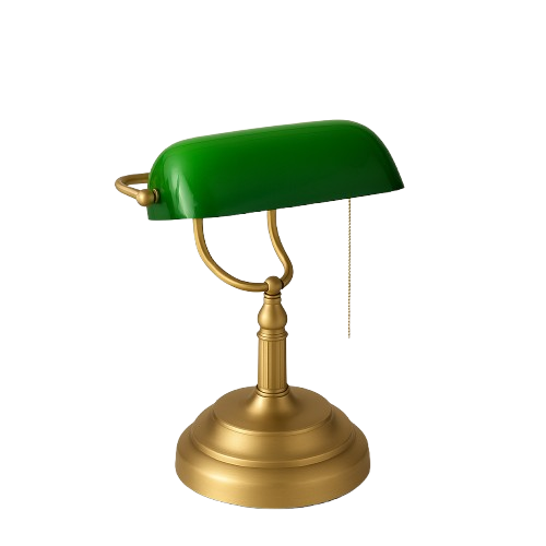 מנורת שולחן בנקאי