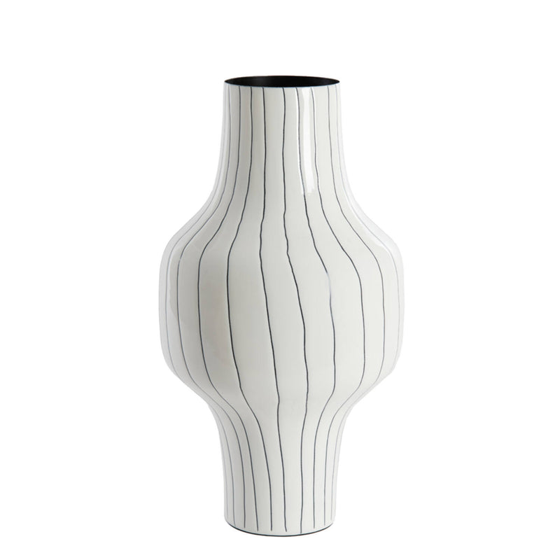 וזה מתכת SINDO לבן ופסים שחורים מבריק