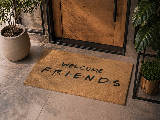 שטיח כניסה גומי friends גדול 